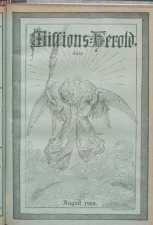 Nr. 8. Zehnter Jahrgang. August 1910.