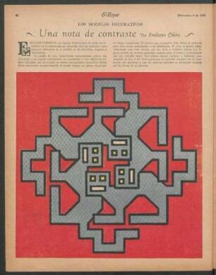 Los modelos decorativos : Una nota de contraste