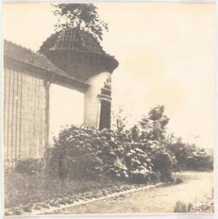 Hauptfriedhof, Dortmund: Detail Gebäudeansicht