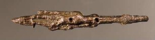 Gürtelhaken mit Figur eines Mannes. Herkules (?)