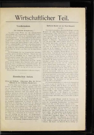 Vorderasien.