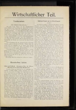 Vorderasien.