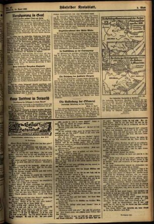 Zweite Ausgabe vom Mittwoch, den 15. April 1936.