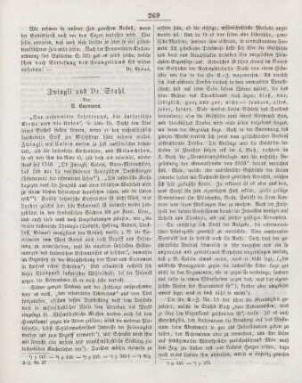 269-270 Zwingli und Dr. Stahl