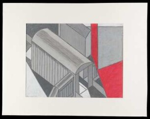 Kreidezeichnung der Künstlerin Christa Eichler, o.T., 1983
