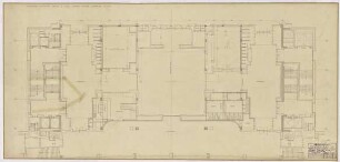 Flughafen Tempelhof - Empore Tanzsaal Vorräume. +71,05