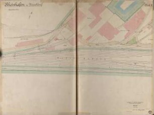 Rheinhafen zu Düsseldorf. Blatt 8; Hafenbahnhof
