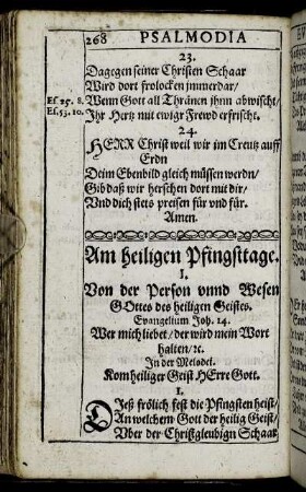 Am heiligen Pfingsttage