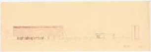 Antikenmuseum, Bagdad - Museum and Directorate General of Antiquities, Baghdad: Straßenansicht 1:200
