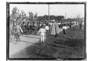 Militärparade : Militärparade in Bangkok, 1908