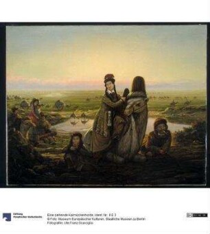 Eine ziehende Kalmückenhorde