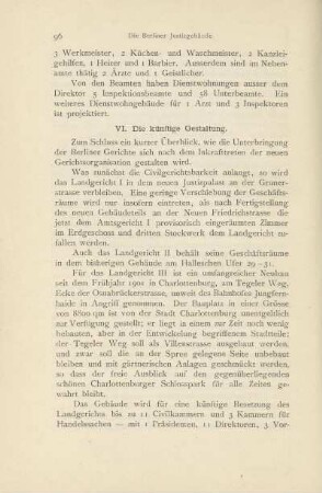 VI. Die künftige Gestaltung
