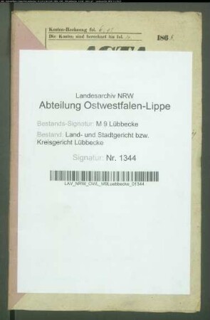 Erblasser: Wiegmann, Anne Marie Dorothee Engel, geb. Detering: