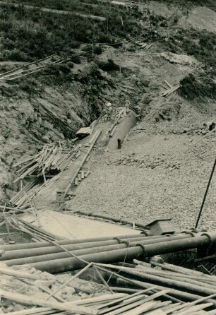 Riveris-Talsperre bei Trier, 1954-1956