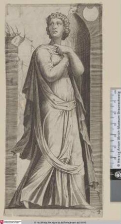 [Sibylle in einer zerstörten Nische; Sibyl]