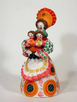 Figur, Amme mit zwei Kindern