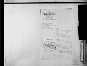 Kollegium und Kollegialmitglieder (1831-1838)