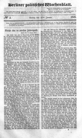No 3, 17. Januar 1835