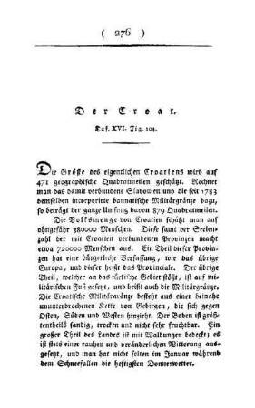 ¬Der¬ Croat : Taf. XVI, Fig. 104
