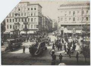 Blick in die Friedrichstraße Ecke Unter den Linden