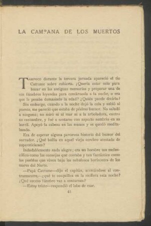 La campana de los muertos