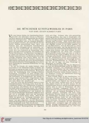 9: Die Münchener Kunstgewerbler in Paris