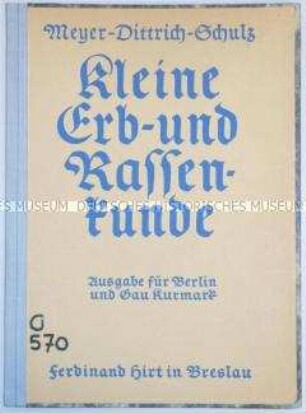 Abhandlung über Erb- und Rassenkunde