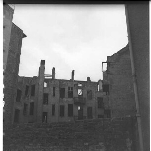 Negativ: Ruine, Hauptstraße 96, 1956