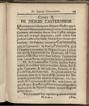 Caput X. De Iudiciis Castrensibus