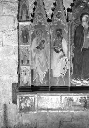 Ausschnitt: Petrus und Johannes der Täufer