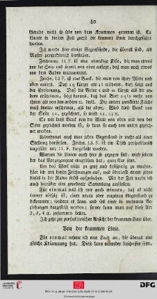 Von der krummen Linie