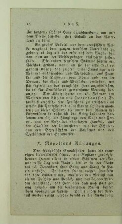 3. Napoleons Rüstungen