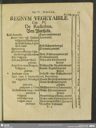 Regnum Vegetabile