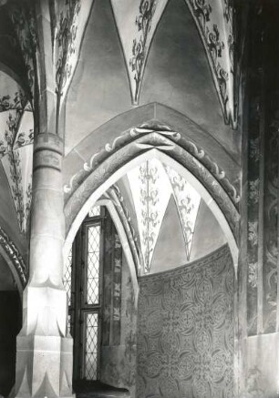 Meißen. Albrechtsburg (1471/1485; A. v. Westfalen). Säule im Kapellenturmstüblein