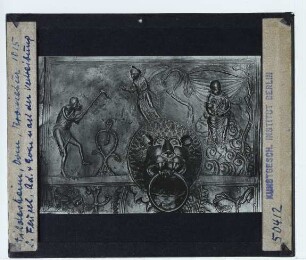 Hildesheim, Dom, Bernwardstür : linker Flügel, 6. Feld von oben