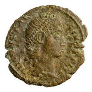 Münze, Aes 4, 347 - 348 n. Chr.