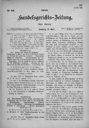 No. 16. 17. April 1875