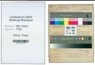 Entnazifizierung Franz Cerny , geb. 09.12.1911 (Hilfsmeister)