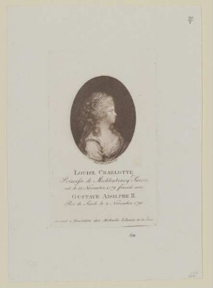 Bildnis der Louise Charlotte, Herzogin zu Sachsen-Gotha und Altenburg