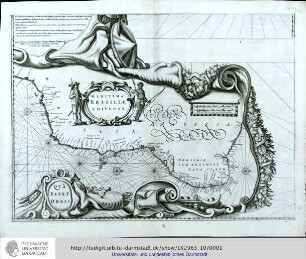 Maritima Brasiliae Universae / Qua Patet Orbis. [Amsterdam: Blaeu, 1647]