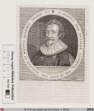 Bildnis Hugo Grotius (eig. Huig de Groot)
