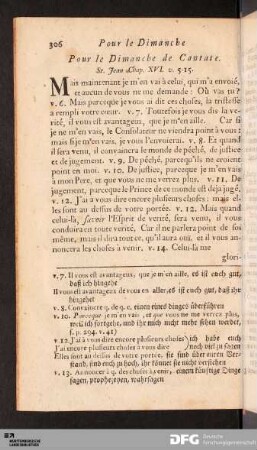 Pour le Dimanche de Cantate