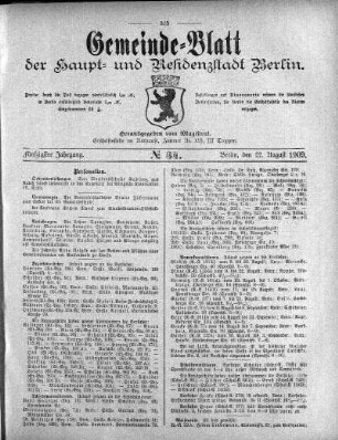 1909,34: No. 34, 22. August 1909