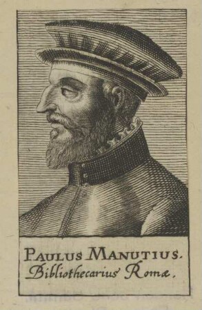 Bildnis des Paulus Manutius