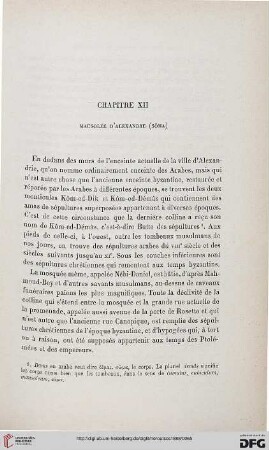 Chapitre XII: Mausolée d’Alexandre (Sôma)