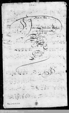 Hütet euch daß eure Herzen beschweret werden - Mus.2115-E-507 : V (4), Coro, orch, bc