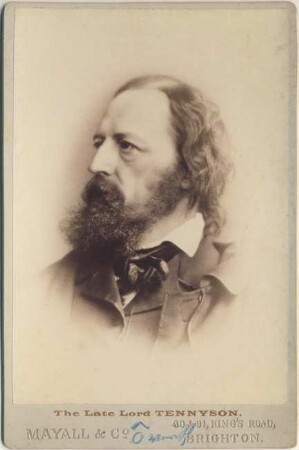 Porträt des Alfred Tennyson