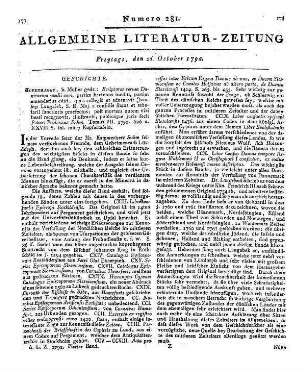 Hummel, Bernhard Friedrich: Beschreibung entdeckter Alterthümer in Deutschland / Bernhard Friedrich Hummel. Hrsg. von Christian Friedrich Carl Hummel. - Nürnberg : Grattenauer, 1792