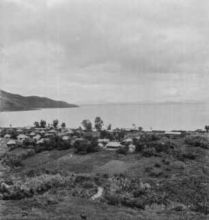 Gisenyi : Blick auf die Stadt Gisenyi am Ufer des Kiwusees