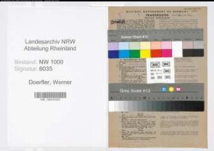 Entnazifizierung Werner Doerfler, geb. 03.02.1914 (Ingenieur)